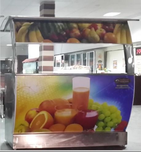 Stainless Steel Juice Display Counter