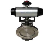 Actuator Operated Butterfly Valve