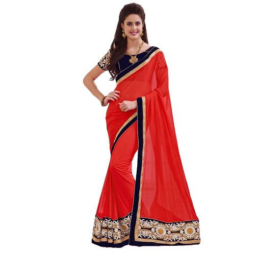 Parisha Multicolor Brocade Self Design Saree