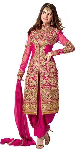 Unstitched Ladies Designer Gorgette Salwar Kameez