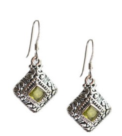 Peridot Earring By The Kansvin