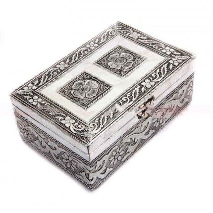 Minakari Return Gift Oxidised Box Medium 4x6