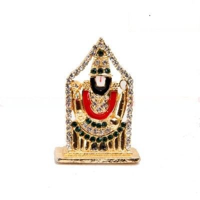 Mohan Rakhi Stone Studded Tirupati Balaji Designer
