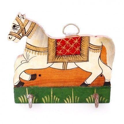 Wooden Horse Key Hanger