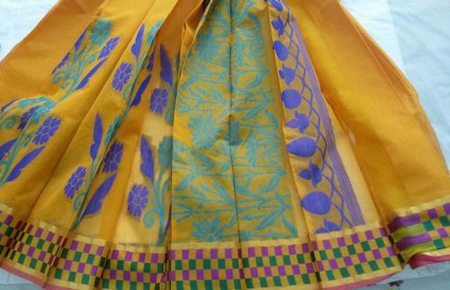 Silk-cotton Pattu Saree