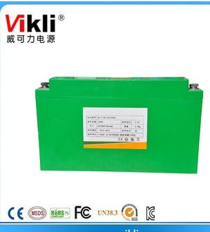 Long Cycle Life LFP Battery 100AH for Electric Trolleys