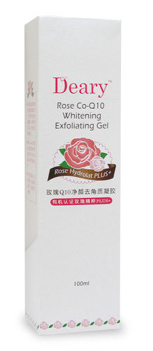 Rose Co-Q10 Whitening Exfoliating Gel