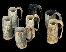 Drinking Horn Mug Cups 