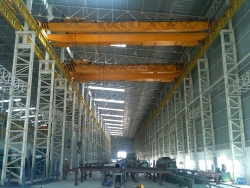 Electric Overhead Travelling Crane - 15 Ton Capacity, Lightweight Single Girder Design with Safety Features