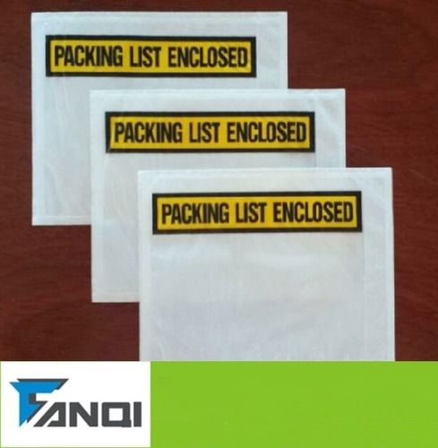 Blended Polyethylene Plastic Film Packing List Enclosed Envelops