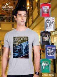 Mens Casual O Neck T- Shirts