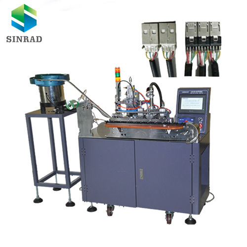 Robotic Cable Production Line Automatic Usb Connector Soldering Machine