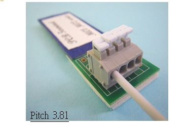 Screwless Pcb Terminal Block With Vertical Solder Pin 675 Series