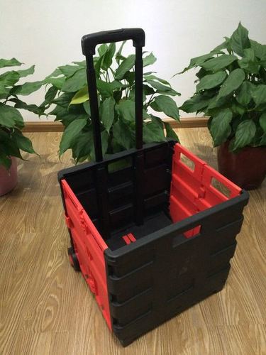 Foldable Plastic Shopping Cart