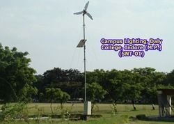 Rural Area Solar Wind Hybrid System