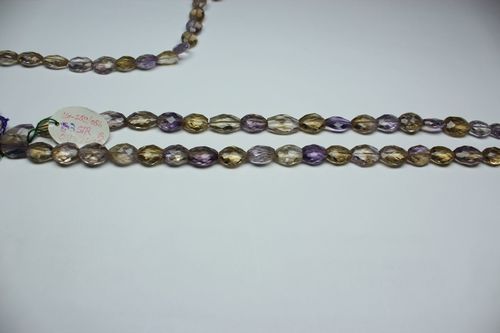 Ametrine Cut Oval Beads