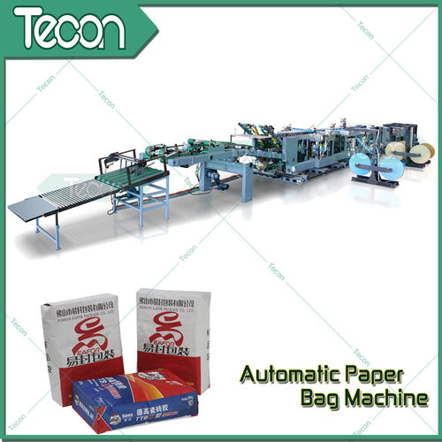 Paper Valve Sack Bottomer Machine For Cement, Chemicals And Food