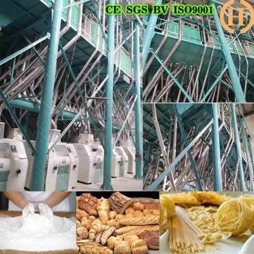 100 ton wheat flour mill machines