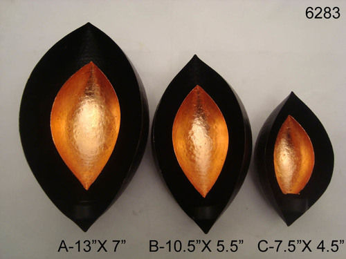 Iron Wall Hanging T-light Holders