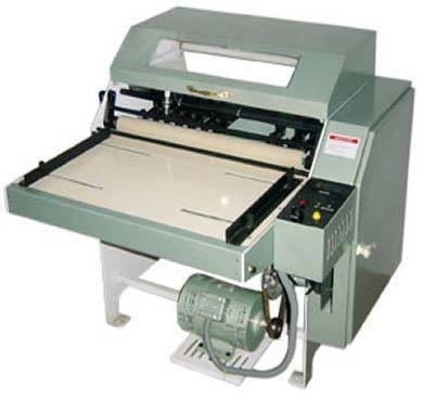 Sticker Scoring Machine - 24" Size, 1 Perforator, 1 Creaser, 6 Half Cut Cutters, DC Motor 1/2H.P.