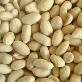 Blanched Peanut - Whole and Split Forms, White Color, Moisture 4% Max., Split Rate 15%, Aflatoxin 4 ppb Max.