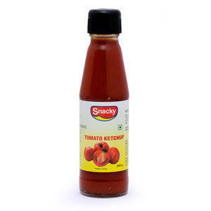 Tomato Ketchup - Rich Tomato Paste Blend with Garlic & Spices, Lip-Smacking Accompaniment for Snacks and Fast Food