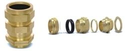 Cw 4 Part Brass Cable Gland