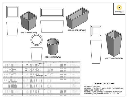 Urban Collection Frp Planters