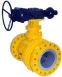 Cast Two Piece Bolted Trunnion Mounted Ball Valves