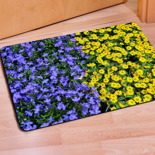 Doormats Rubber Door Mat Fashion 3D Flower