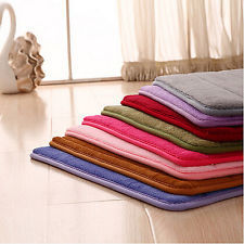 Memory Foam Bath Mat 17'*24' Absorbent Slip-Resistant Pad