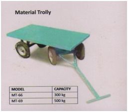 Wheel Borrow Manual Material Trolley