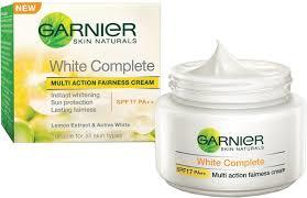 garnier white cream