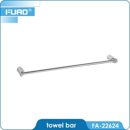 Wall mounted bathroom towel rail