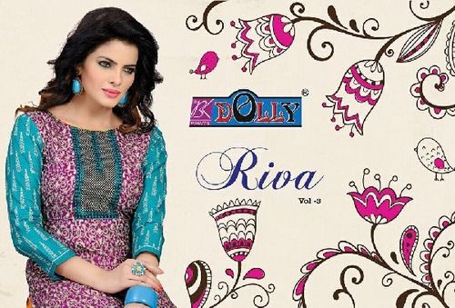 BK Dolly Riva Vol 3 Cotton Ladies Suit Fabric