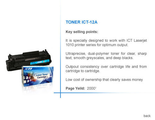  लेजर टोनर कार्ट्रिज (TONER ICT-12A) 