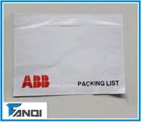 White And Black Panel Style Pressure Sensitive Envelopes Packing List Enclosed