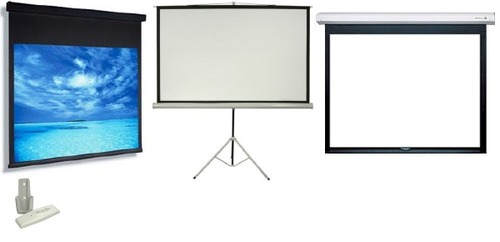 Projector Screens - High-Quality Rentable Solutions | Expert Booking, Timely Installation, Hassle-Free Experience