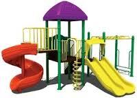 Outdoor Multi Play Ground Swings 