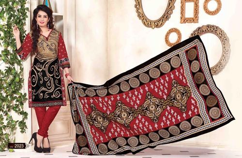 Fancy Ladies Unstitched Salwar Suit