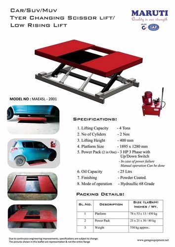 Tyer Changing Scissor Lift