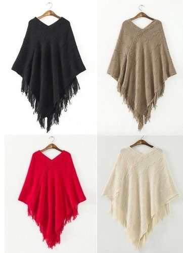 Ladies Poncho - Premium Fabric, Stylish Design | Trendy, Comfortable Fit for All Seasons