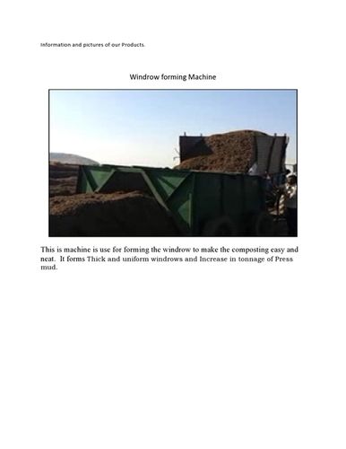 Windrow Forming Machine