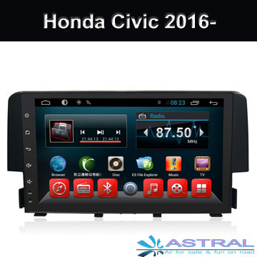 Honda Civic Android 2 Din Car Stereo Gps System