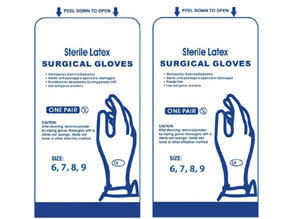 Sterile Latex Surgical Gloves - 280MM Length, Size 6-9 | Maximum Strength, Textured Surface, Pre-Powdered, Gamma Radiation Sterilized