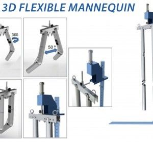 3D Flexible Mannequin Machine