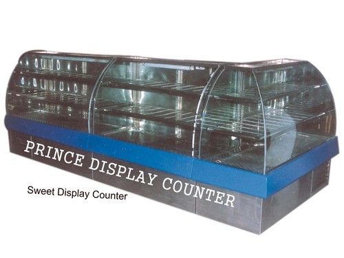 glass display counter