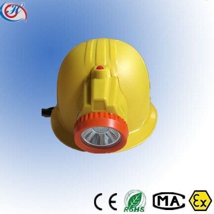 2.5AH Integrated Rechargeable Safety Helmet With Lamp