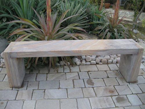 Garden Stone Bench