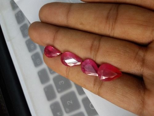 Natural Loose Burma Ruby Gemstones